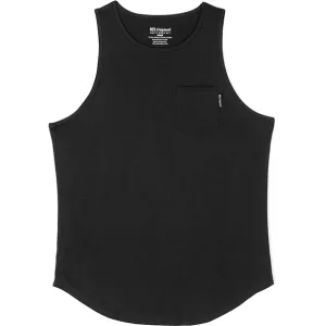 021 ESSENTIAL DROP-CUT TANK - BLACK