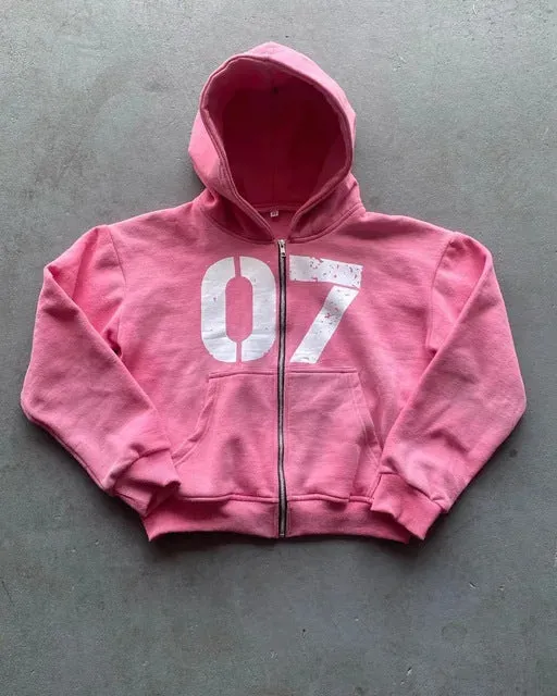 07 Street Trend Loose Sweater Suit