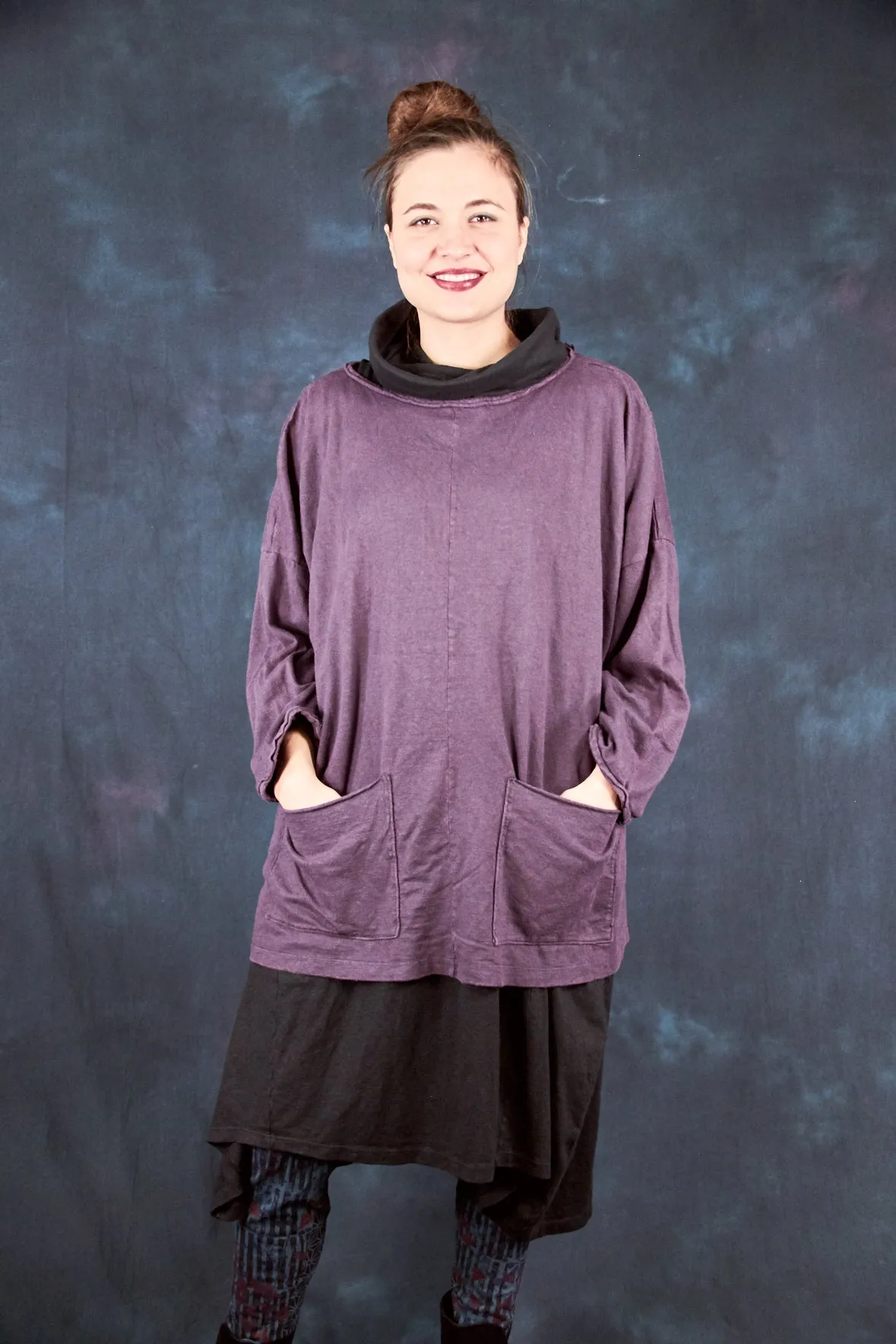 1585 Oversized Cabin Pullover Dulse-U