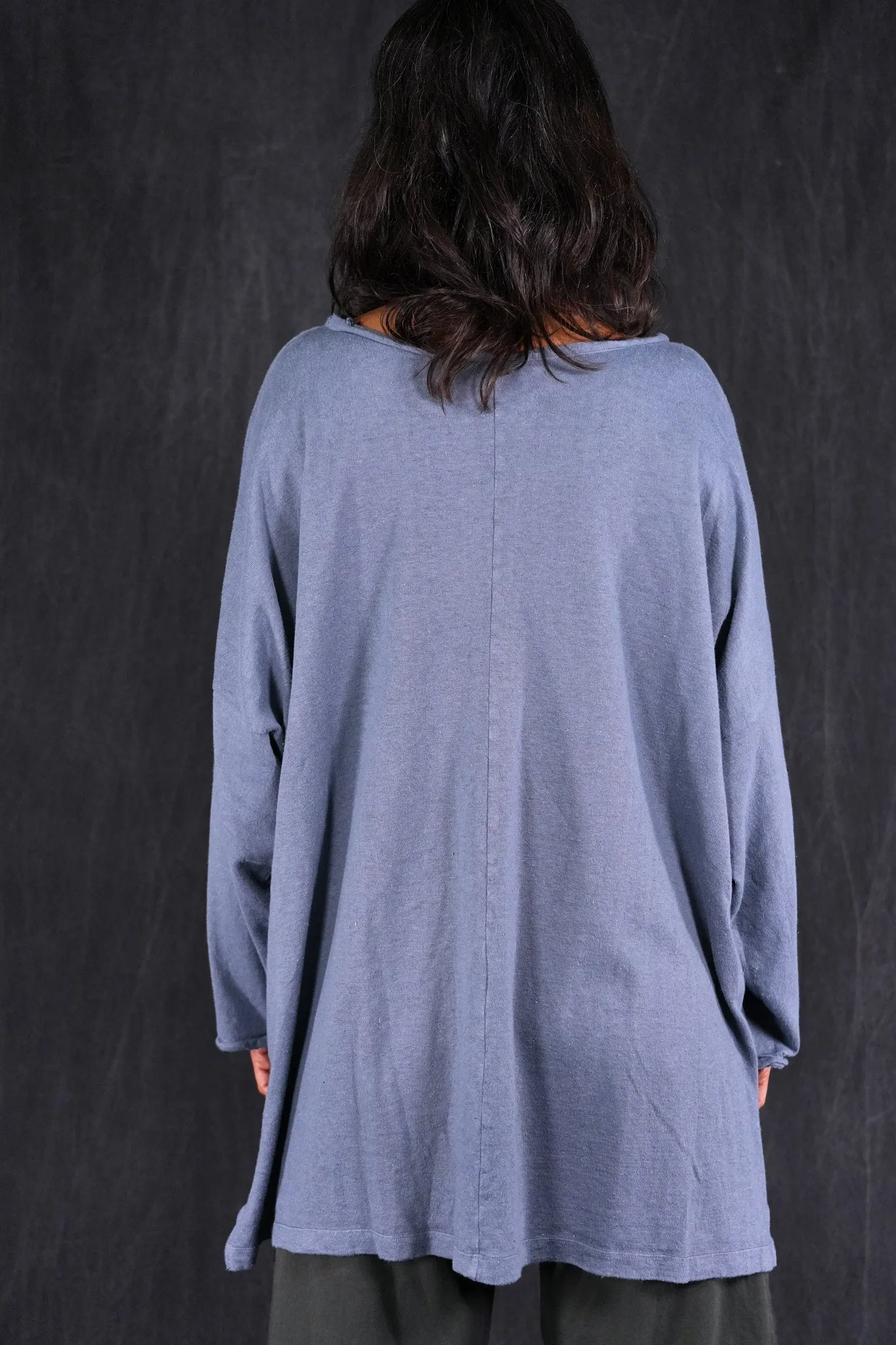 1585 Oversized Cabin Pullover River Mist-P