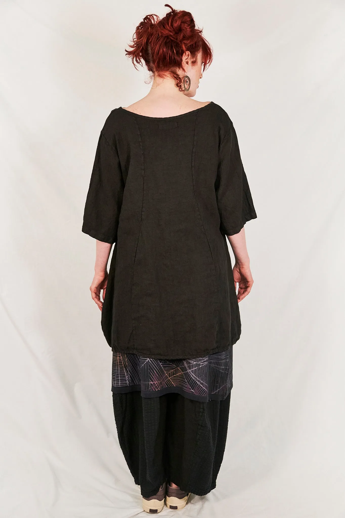 4169 Layer Skirt Black Amsterdam Maps-P