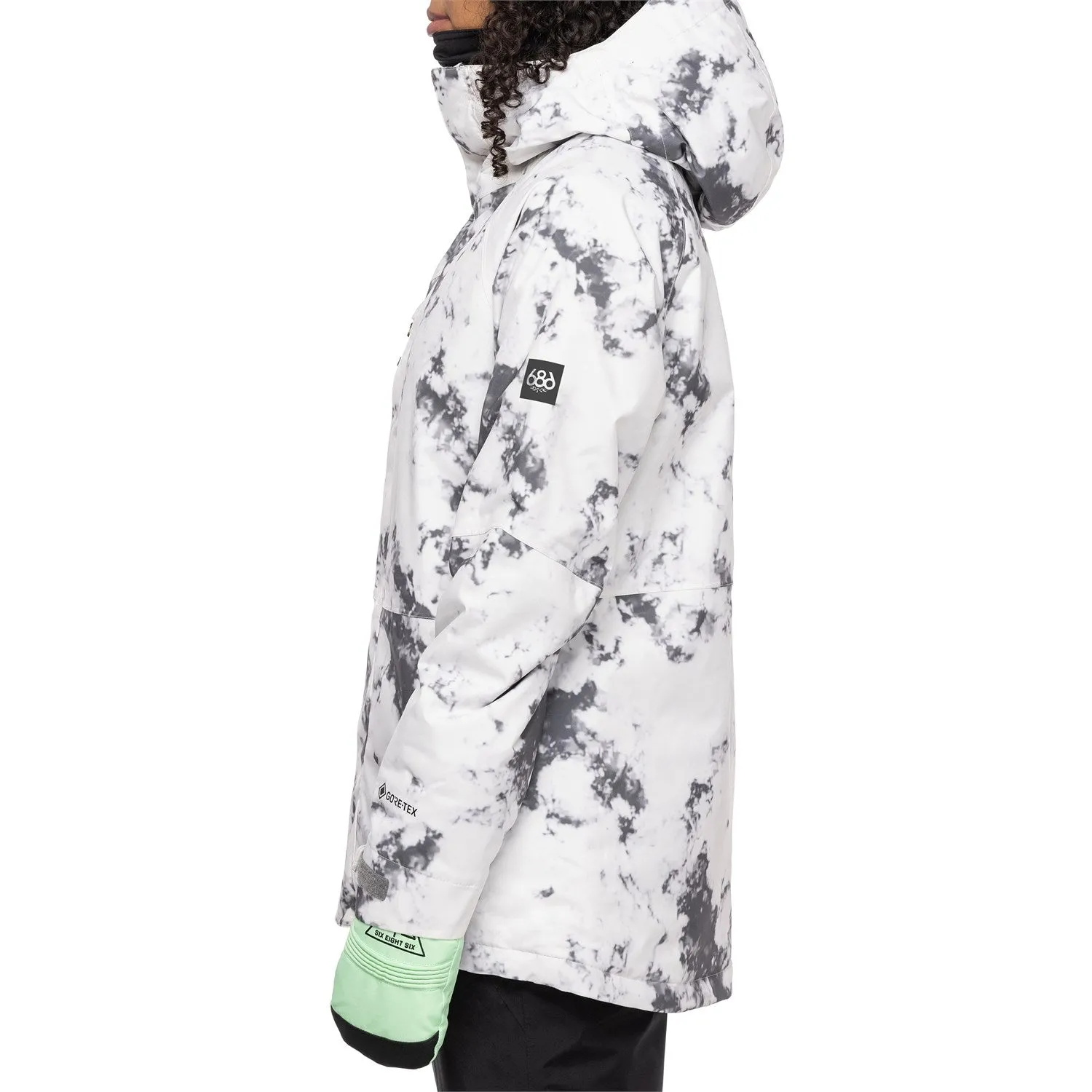 686 Gore-Tex Willow Insulated Jacket Womens Rhino Grey Dazed