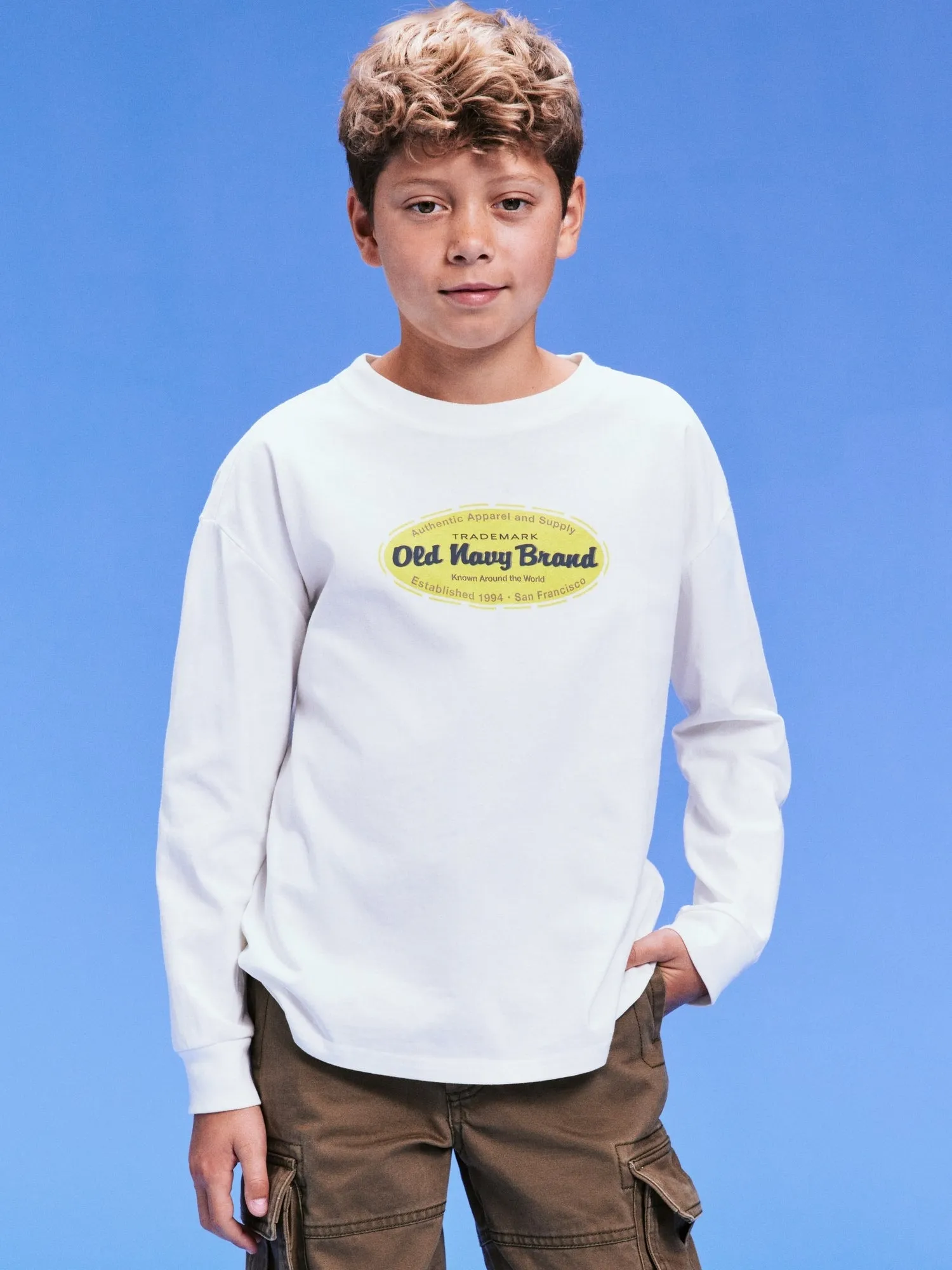 94 Gender-Neutral Logo-Graphic T-Shirt for Kids