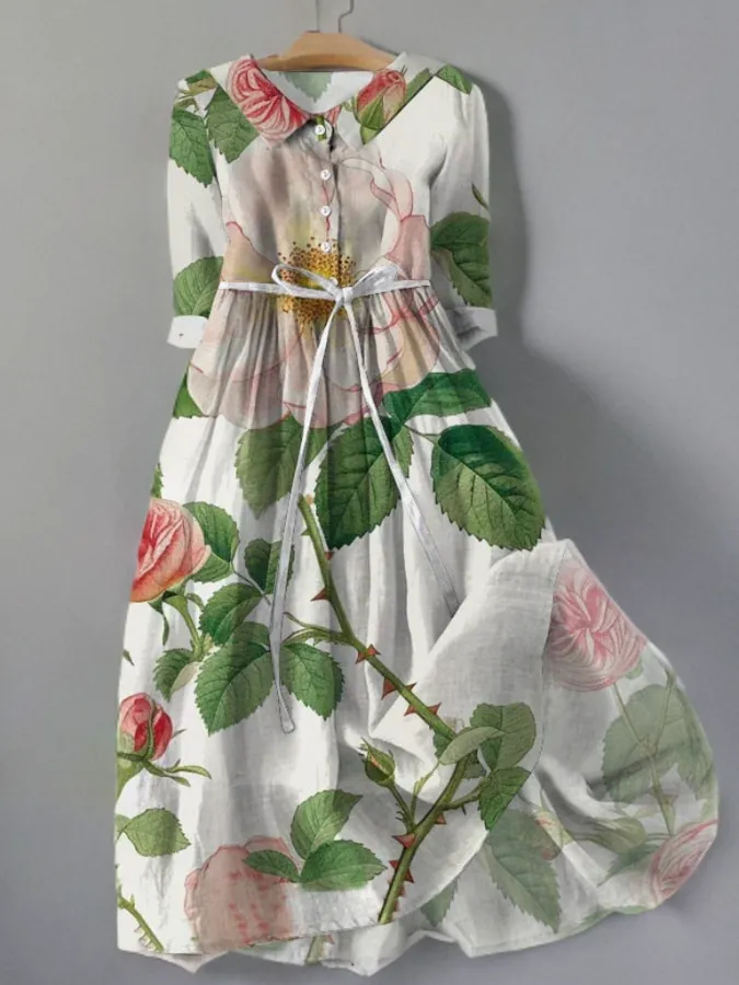 Abby - Vintage floral lace dress