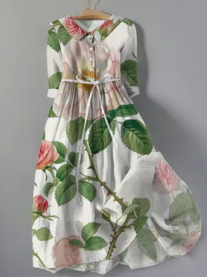Abby - Vintage floral lace dress