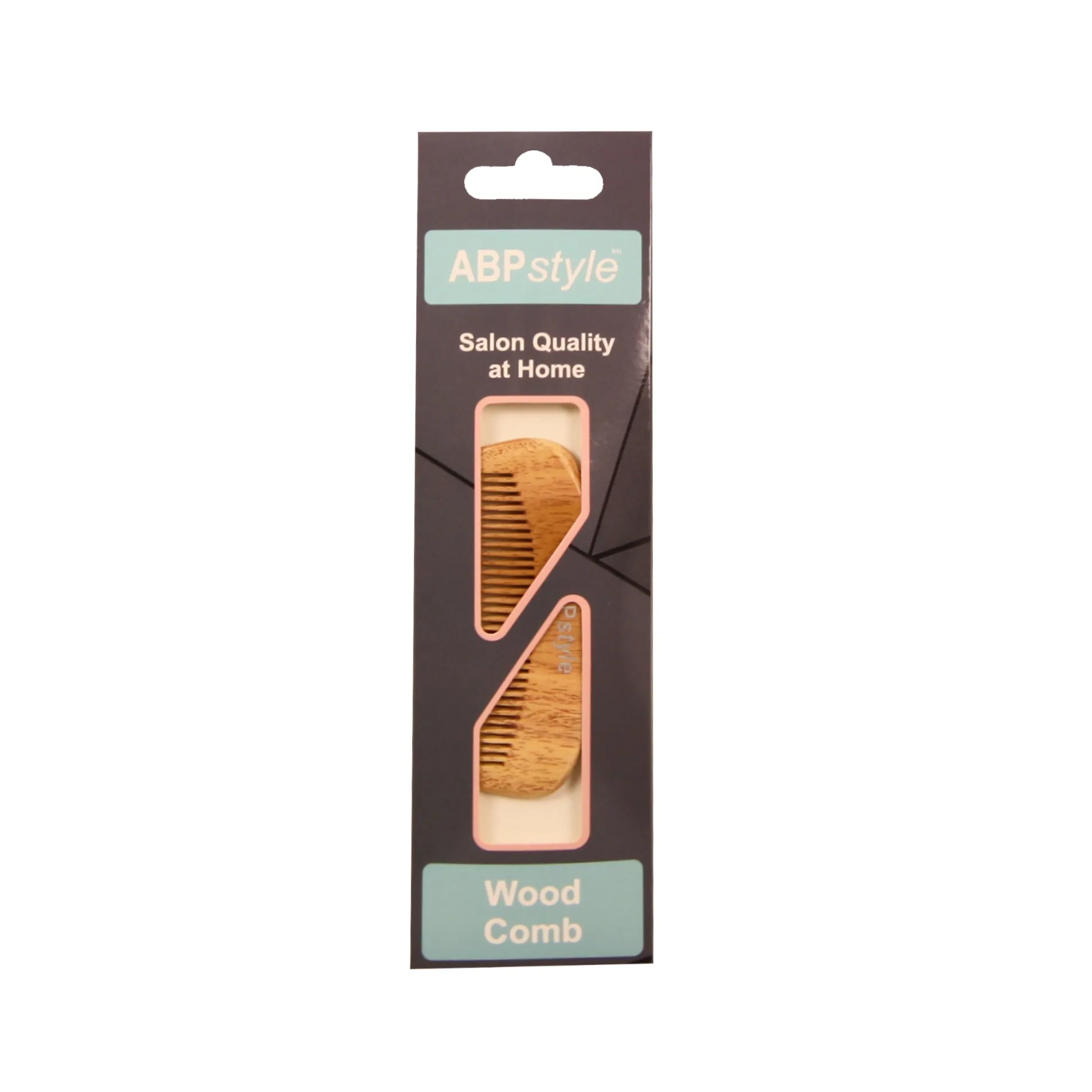 ABPStyle, 4in Neem Wood Mustache Comb. Anti-Static, Damage Free, Promotes Hair Growth, Environmentally Friendly