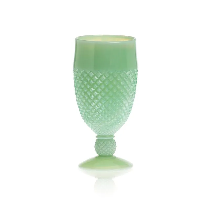 Addison Glass Goblet - 6 Color Options