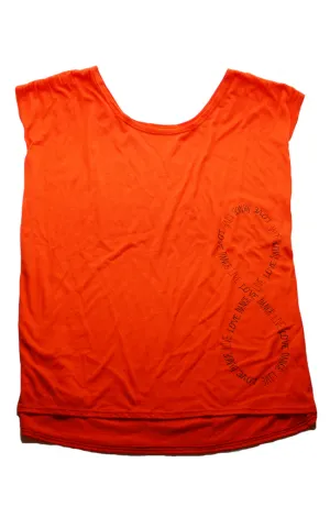 Adult Orange Infinity Top