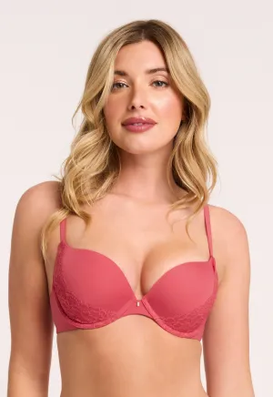 Allure Light Push Up Bra In Spiced Coral - Montelle