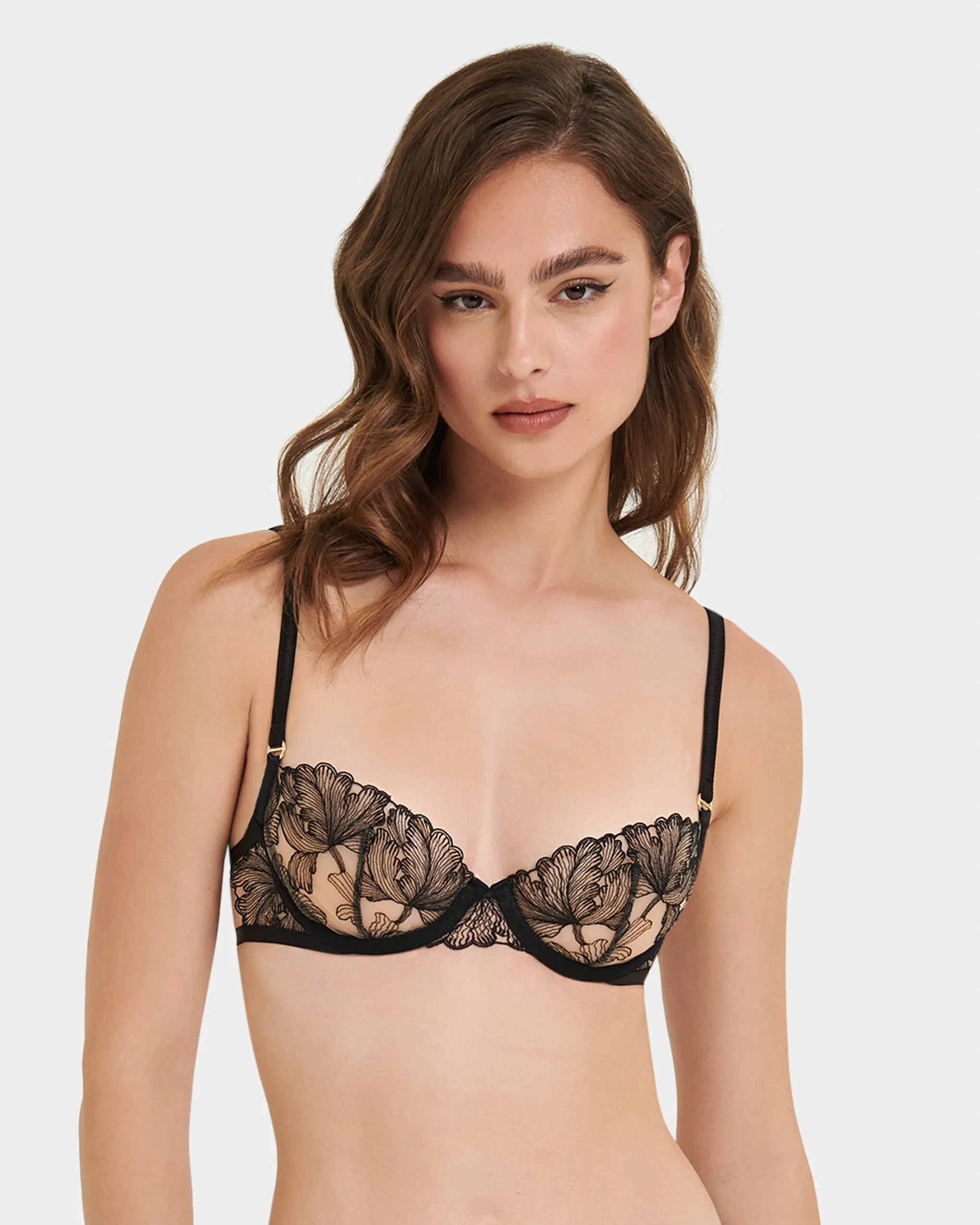 Alula Bra Black/Sheer