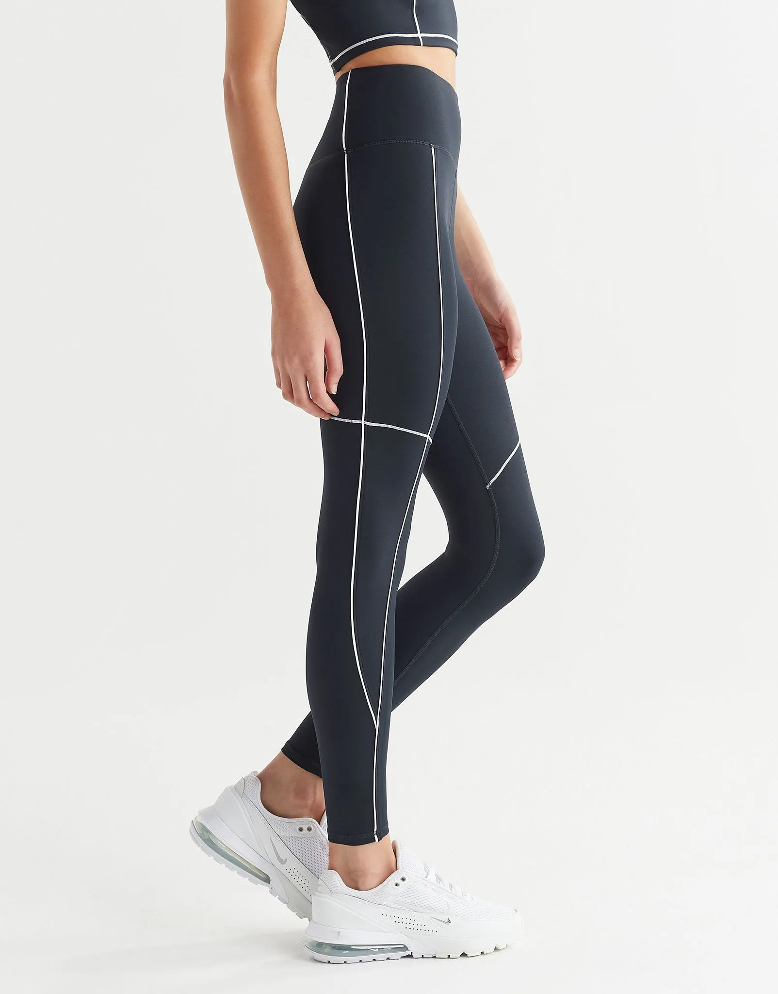 AMARA Legging - Navy/White