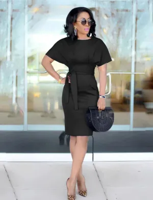 Amelia - Short-sleeved dress for women