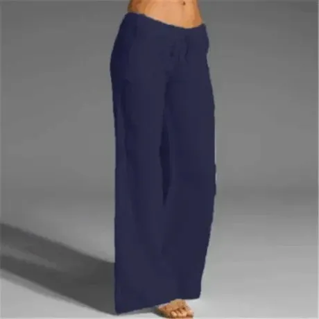 Annelise® | Airy And Stylish White Linen Trousers For Women