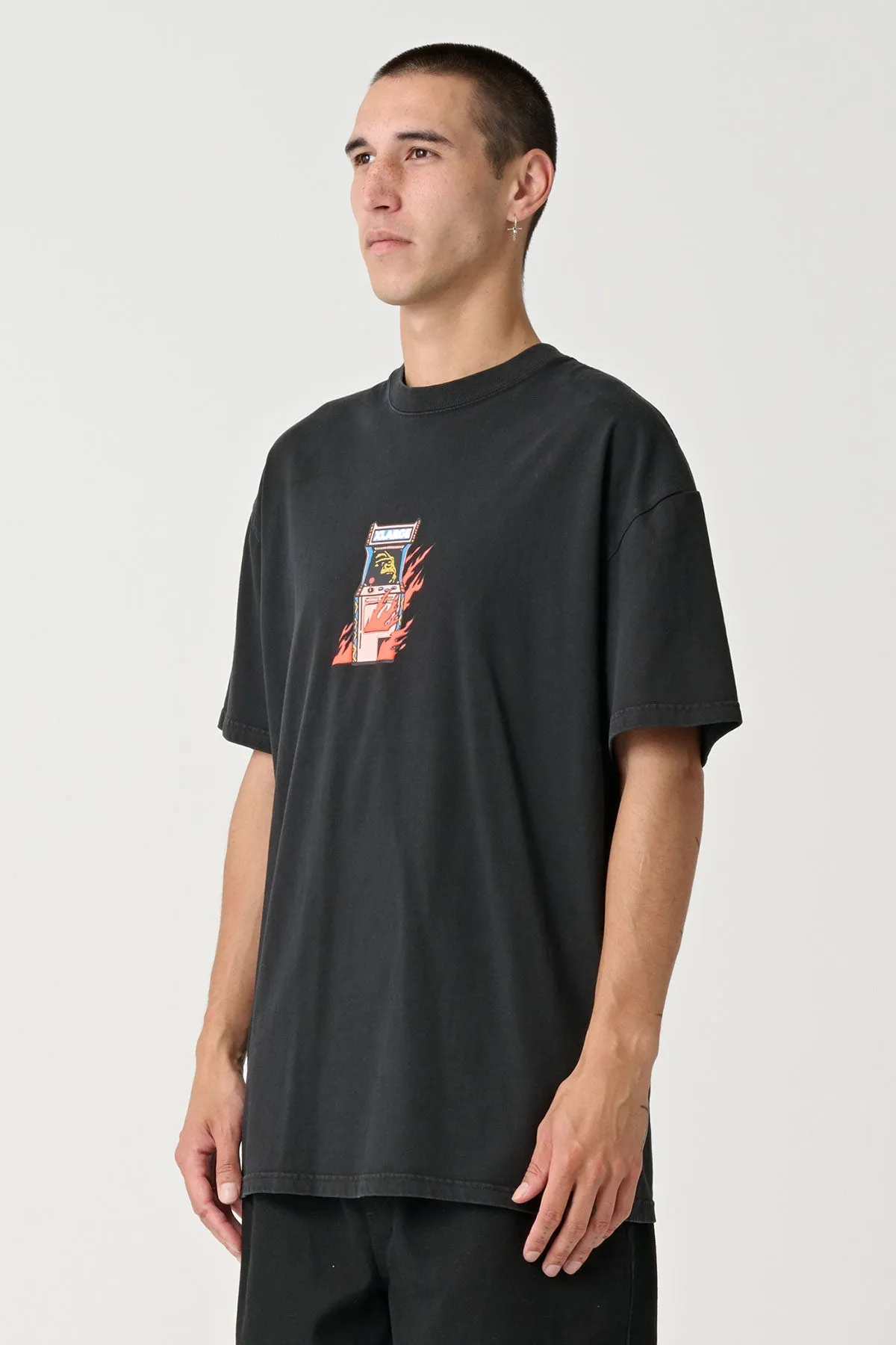 ARCADE SS TEE - Pigment Black