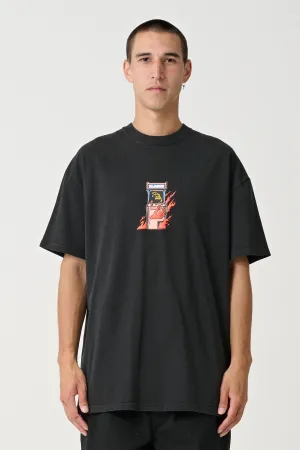 ARCADE SS TEE - Pigment Black