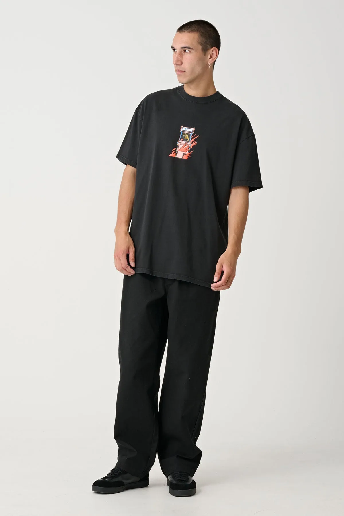 ARCADE SS TEE - Pigment Black
