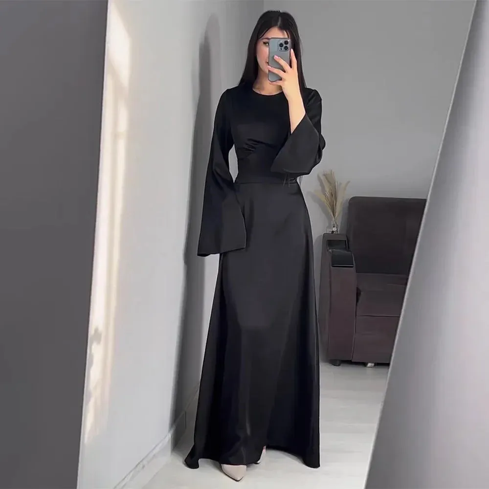 Aria - Long women's satin dresses