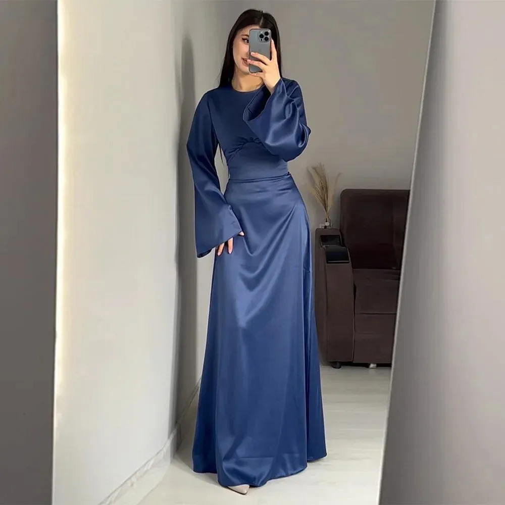 Aria - Long women's satin dresses