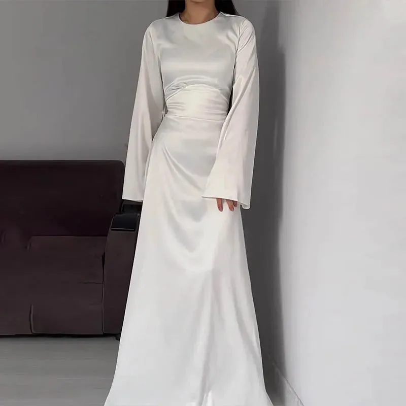 Aria - Long women's satin dresses
