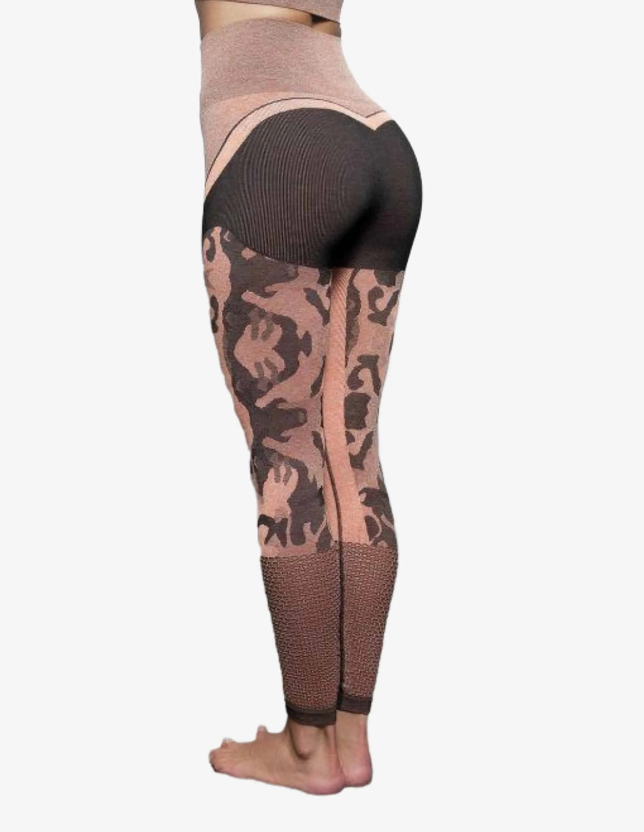 ATHENA CAMO Legging High Waist – Orange