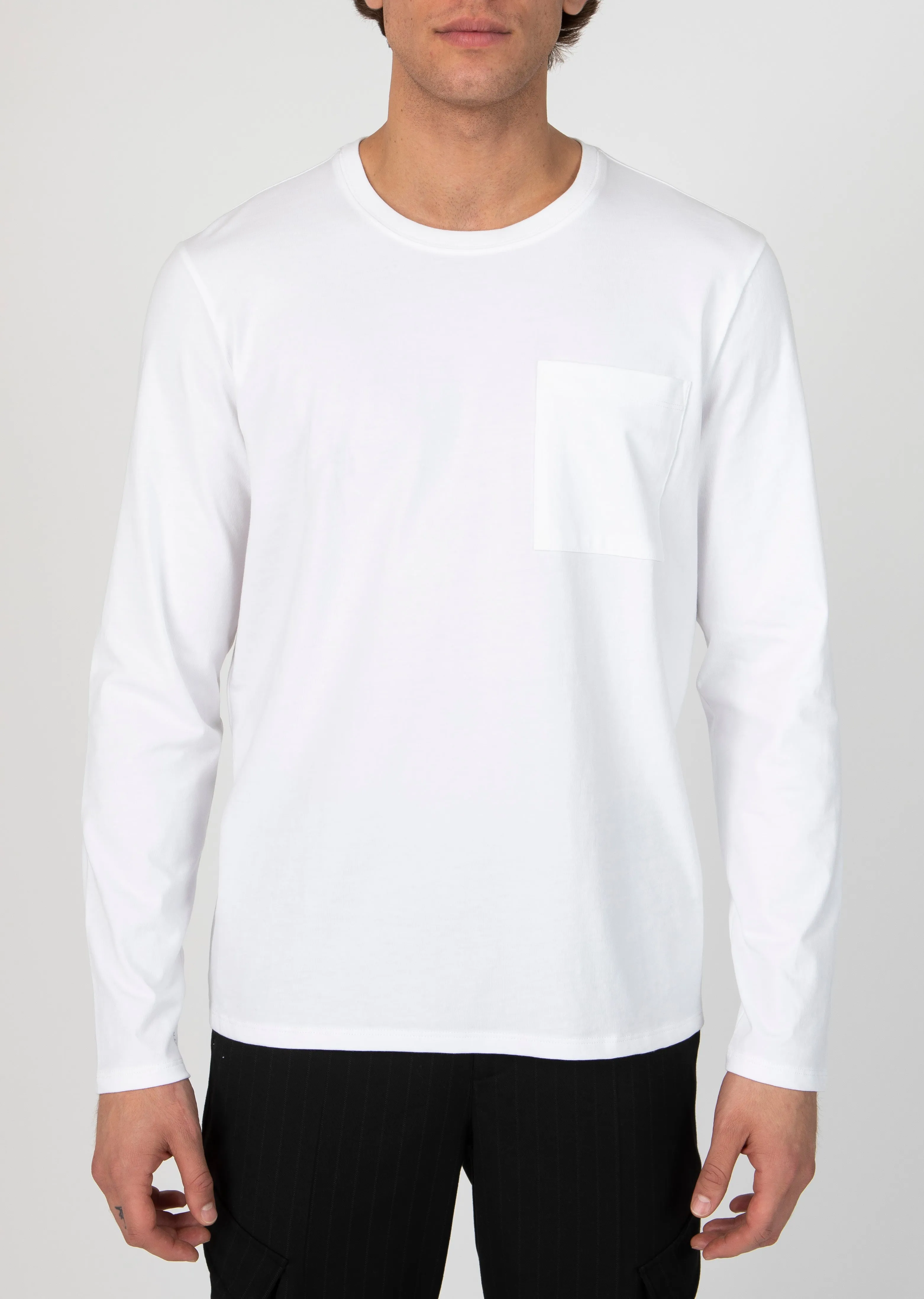 ATM Heavyweight Jersey Long Sleeve Oversized Pocket Tee
