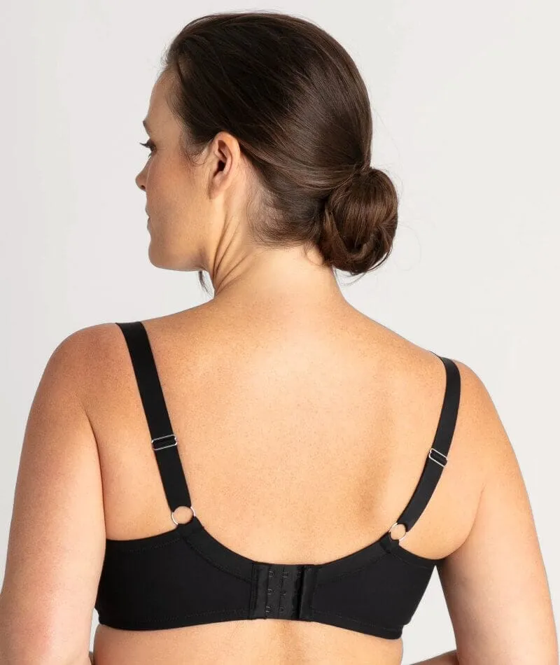Ava & Audrey Jacqueline Full Cup Underwired Bra 2 Pack - Black/Blush