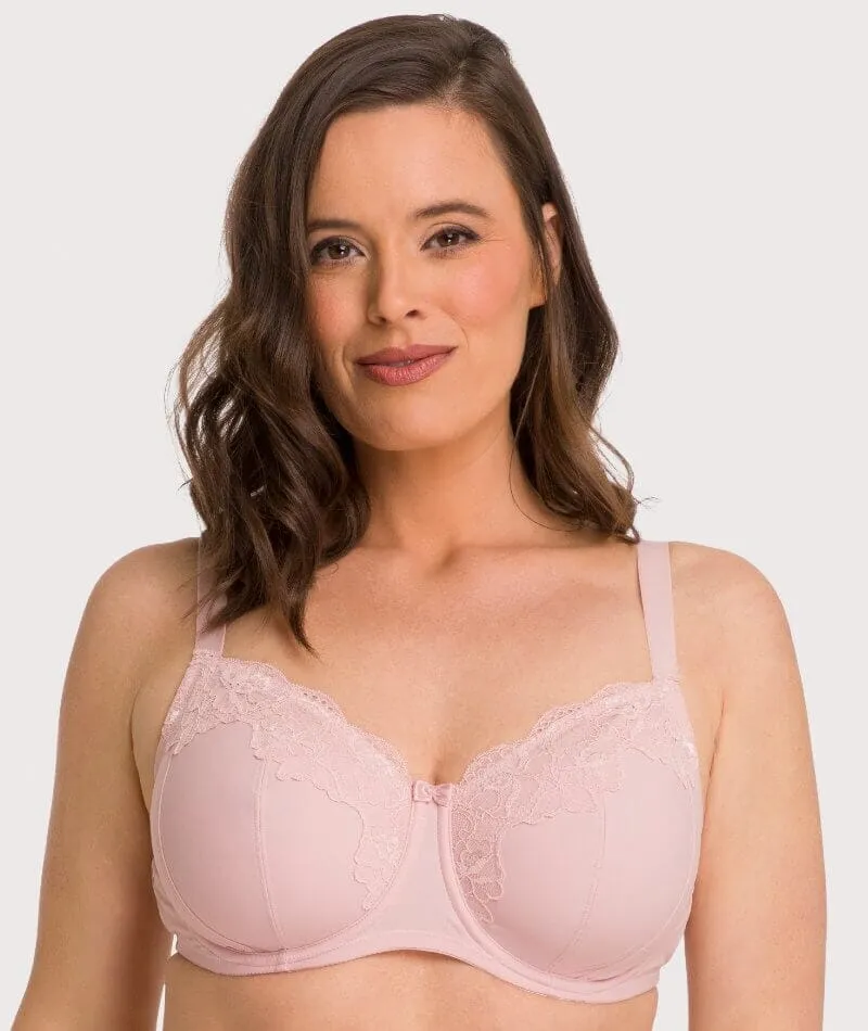 Ava & Audrey Jacqueline Full Cup Underwired Bra 2 Pack - Black/Blush
