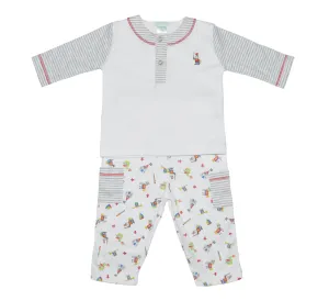 Baby Boy's Knights and Castles Print Pants Set