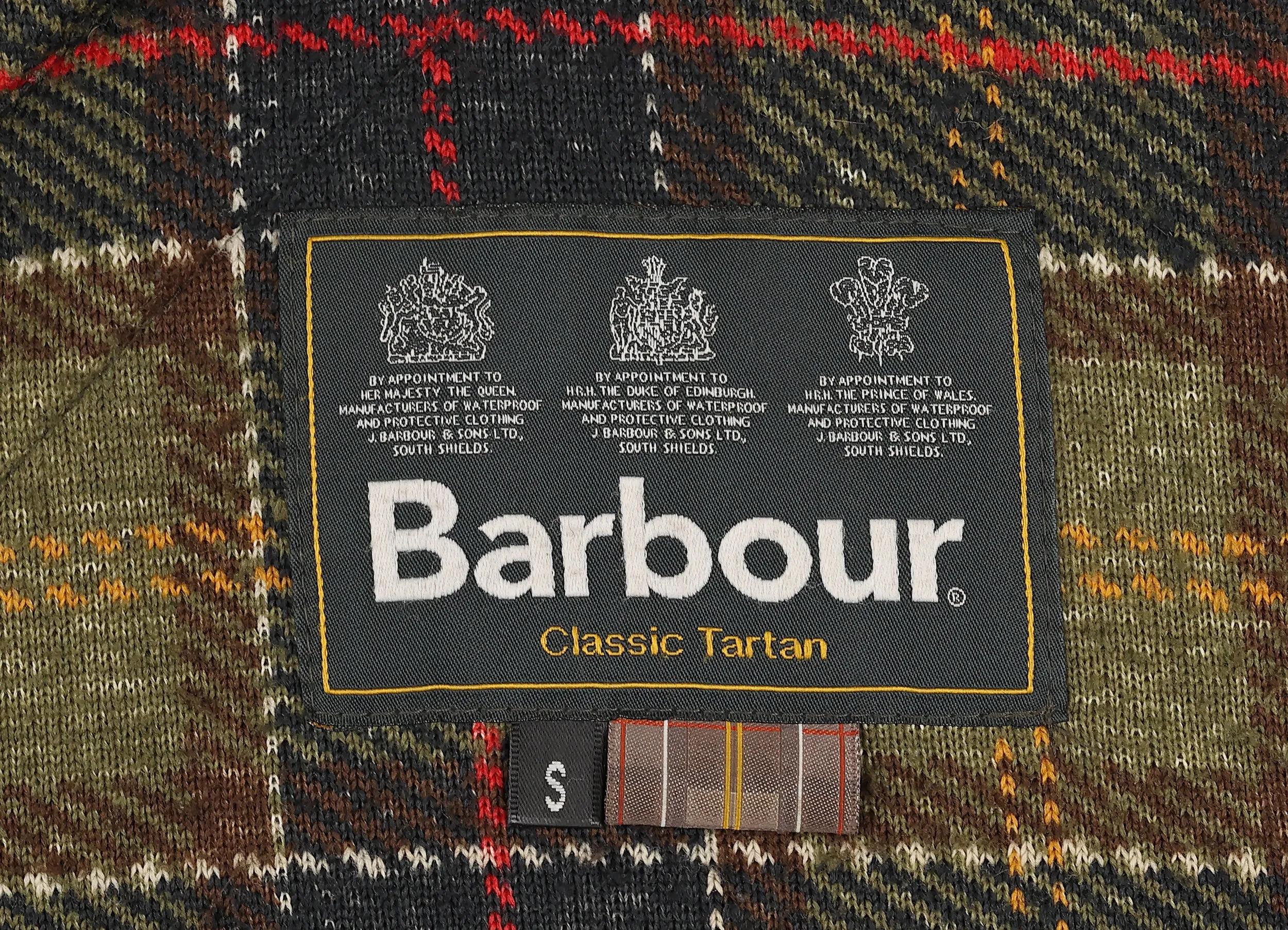 Barbour Quilt Wax Jacket - Green - S
