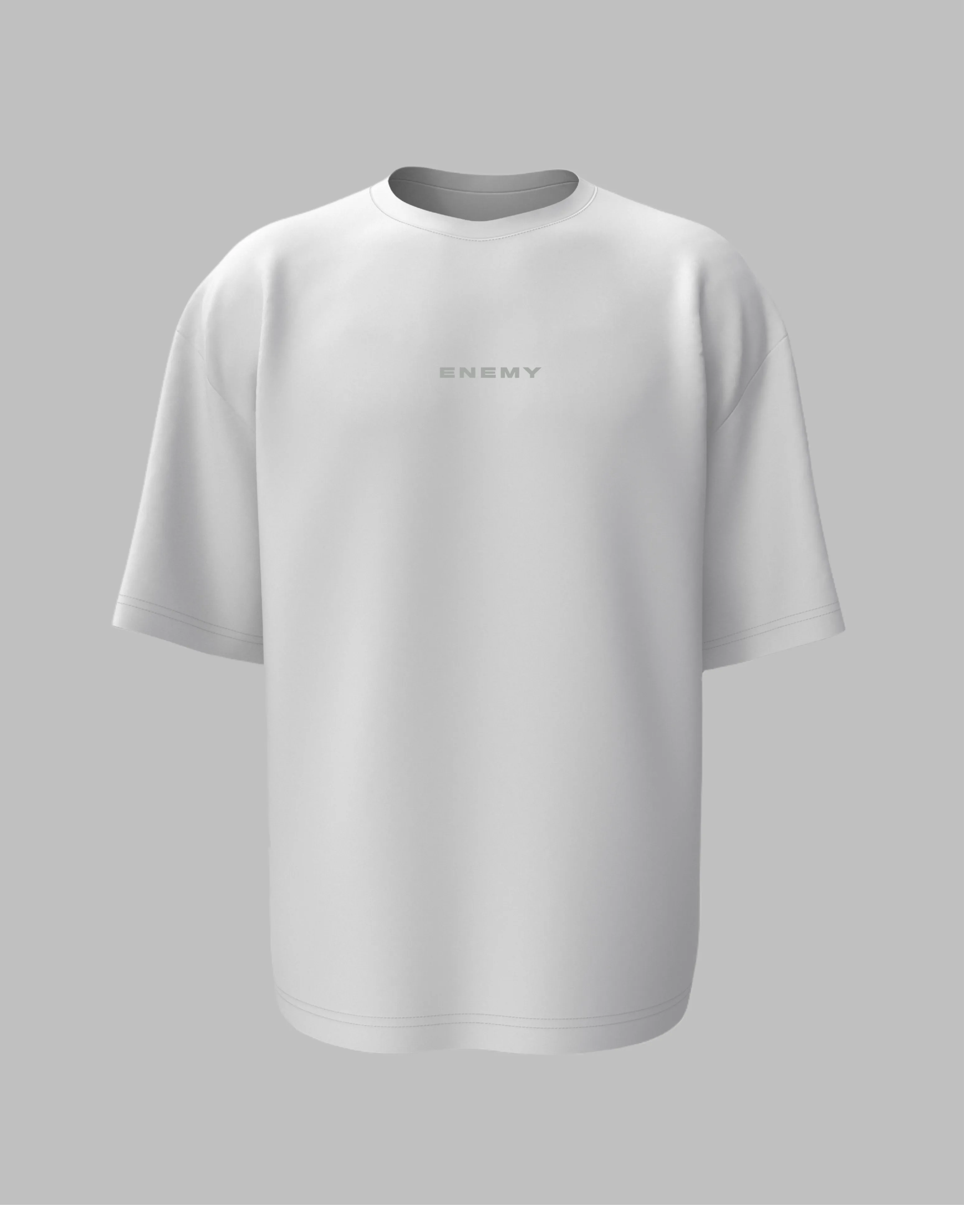 Basics Enemy Logo White T-shirt