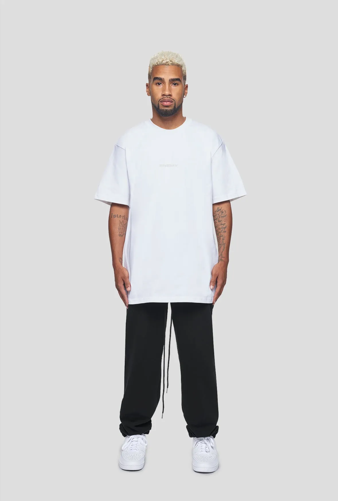 Basics Enemy Logo White T-shirt