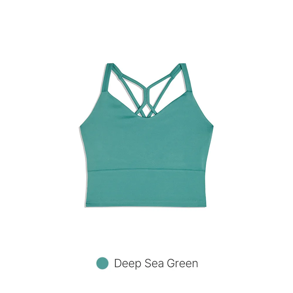 Be-Free Twist Back Longline Bra