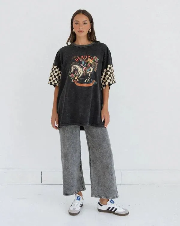 Beauty Tee - Charcoal