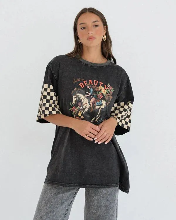 Beauty Tee - Charcoal