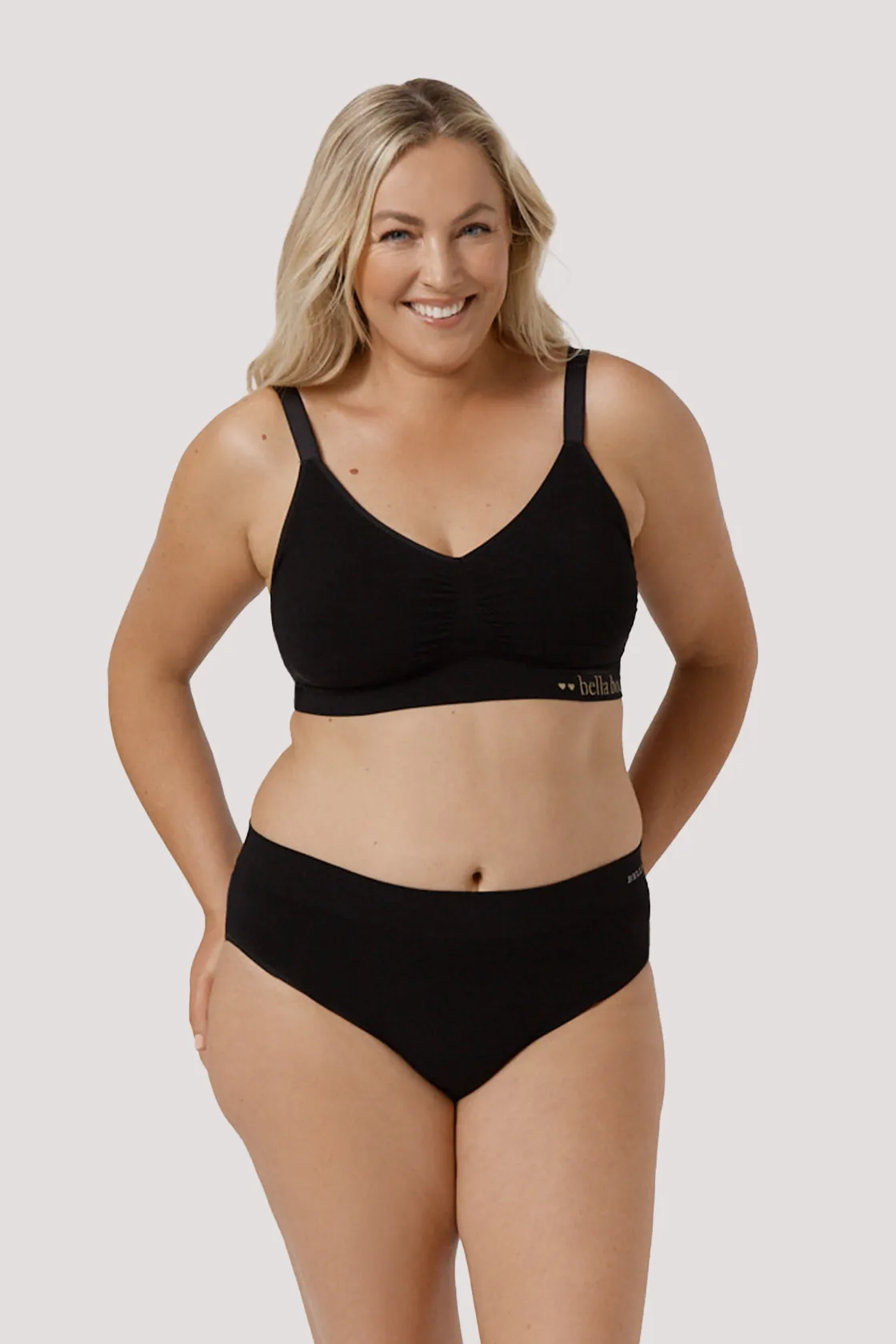 Bella Bamboo Ultimate Adjustable Crop Bra 2pk