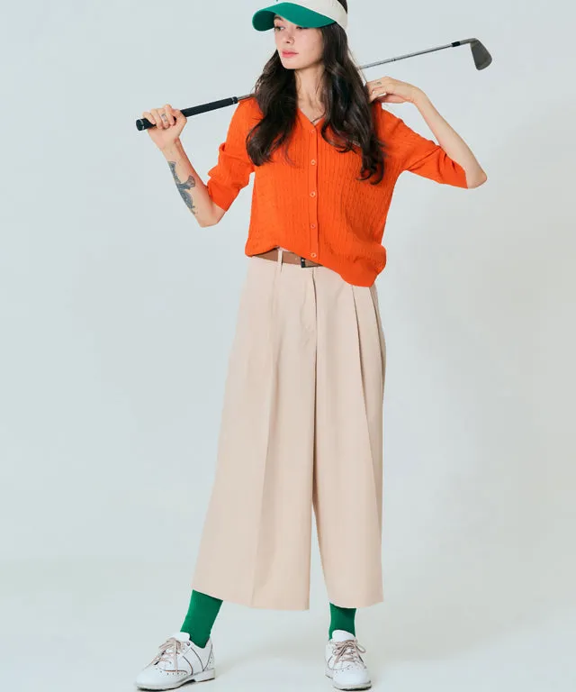 BENECIA 12 Wide Pants - Beige