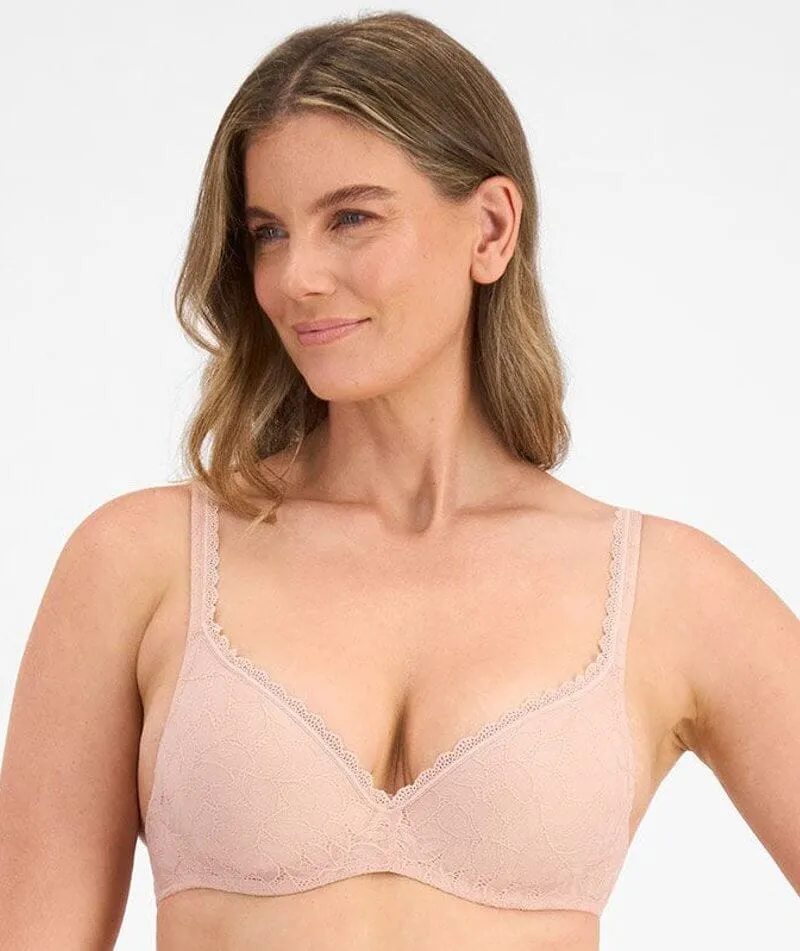 Berlei Barely There Lace Bra - Nude Lace