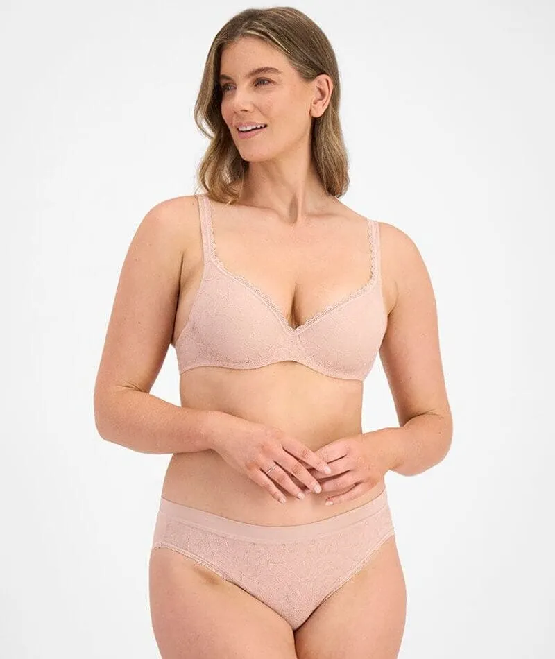 Berlei Barely There Lace Bra - Nude Lace