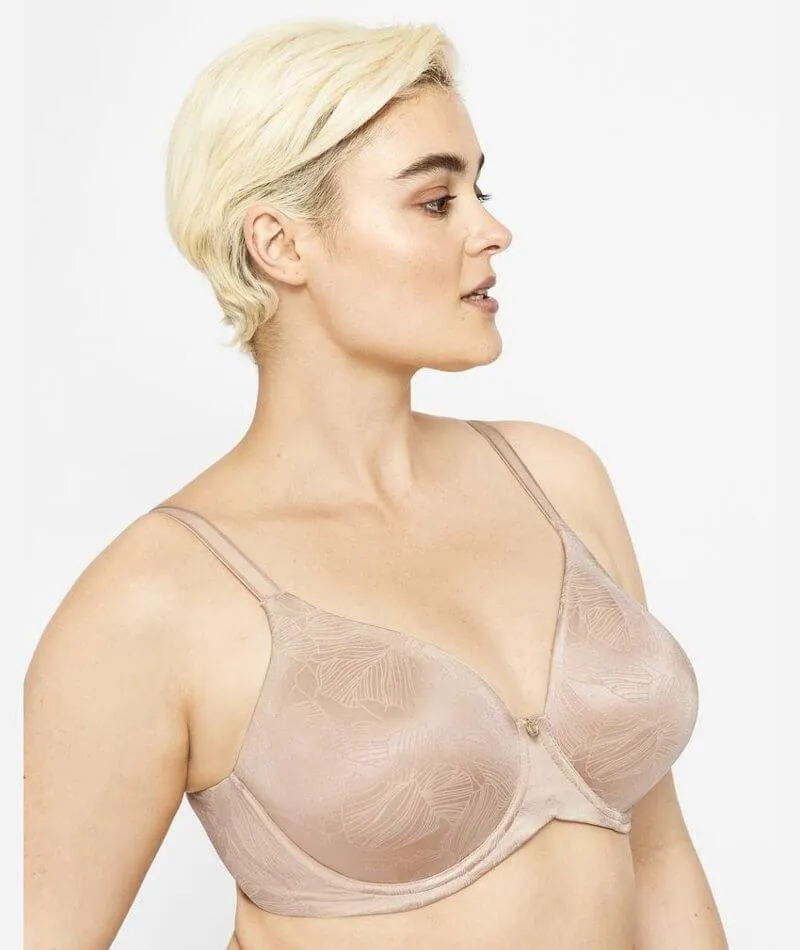 Berlei Lift and Shape Non-Padded Underwire Bra - Contemporary Floral Pearl Nude