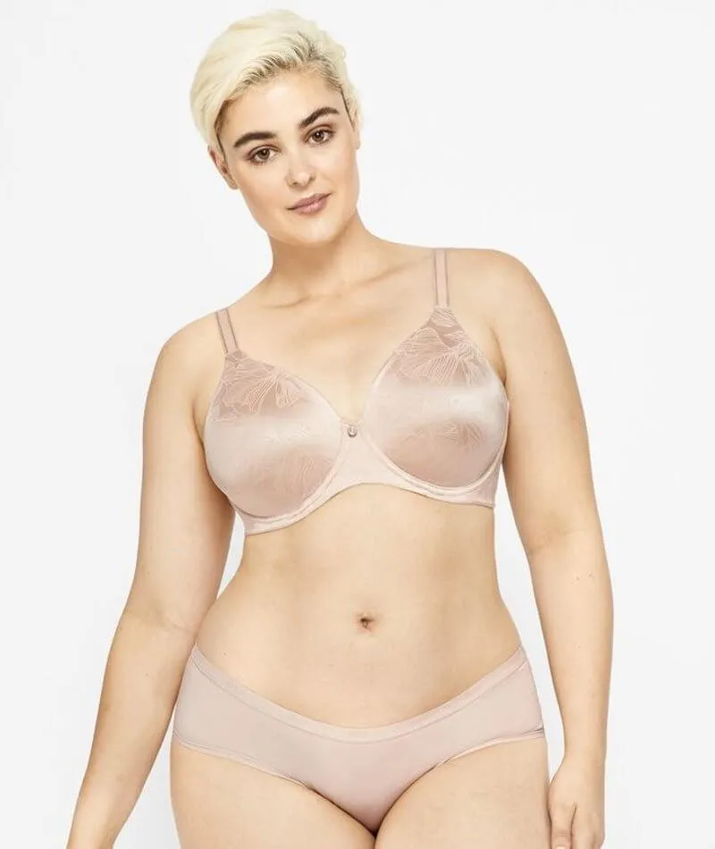 Berlei Lift and Shape Non-Padded Underwire Bra - Contemporary Floral Pearl Nude