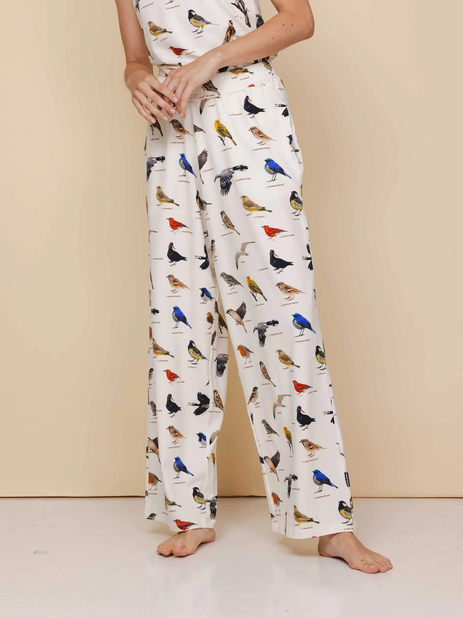 Bird Watching Wijde broek Dames