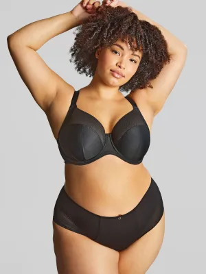 Bliss Full Cup Bra In Noir - Sculptresse