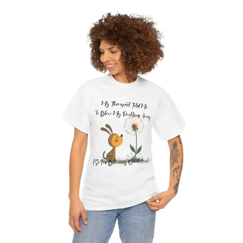 Blow your Troubles Away Unisex Heavy Cotton Tee