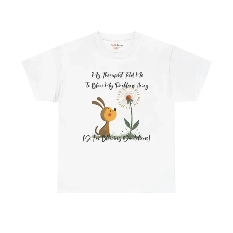 Blow your Troubles Away Unisex Heavy Cotton Tee