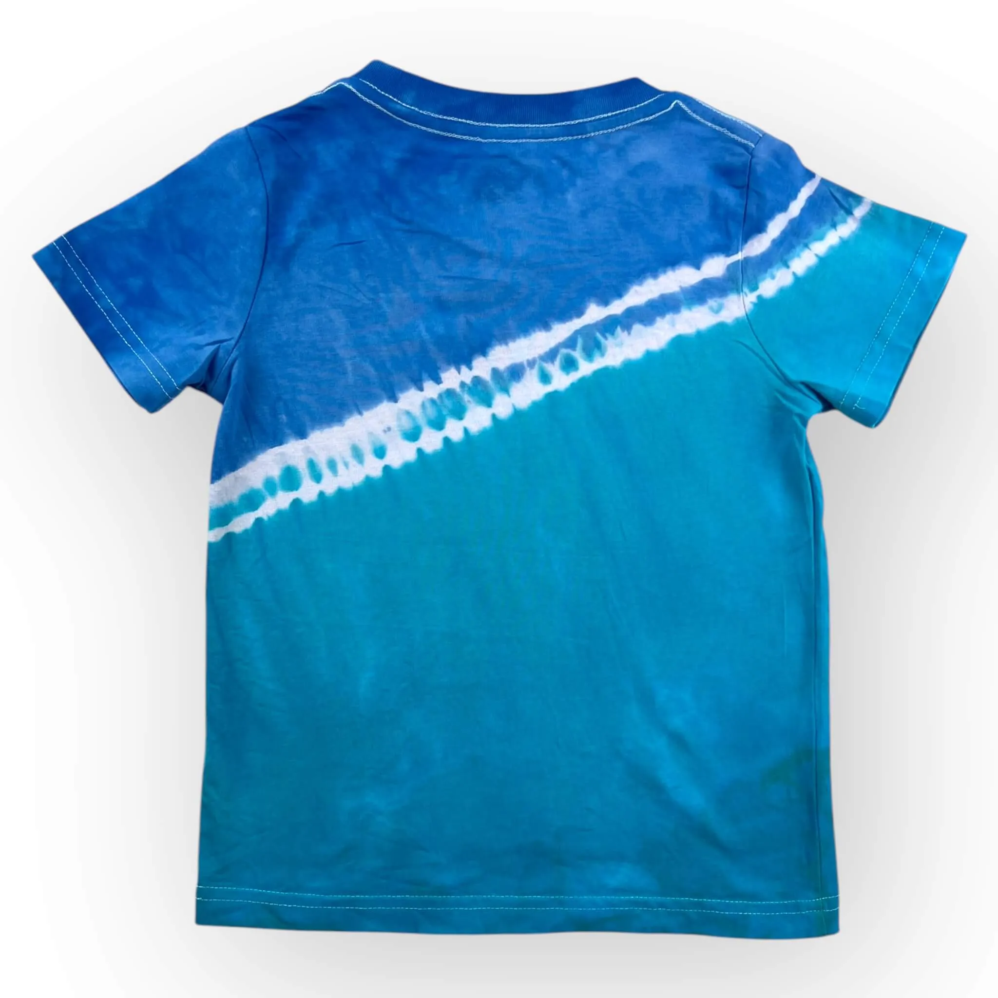Blue & Aqua Tie Dye Tee Age 4
