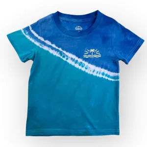 Blue & Aqua Tie Dye Tee Age 4