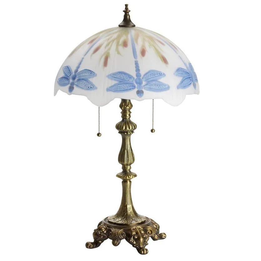 Blue Dragonfly Lamp
