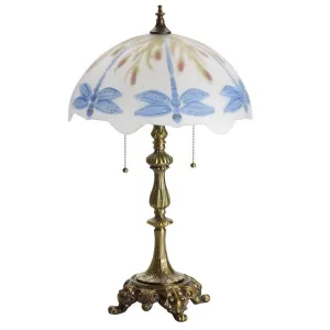 Blue Dragonfly Lamp