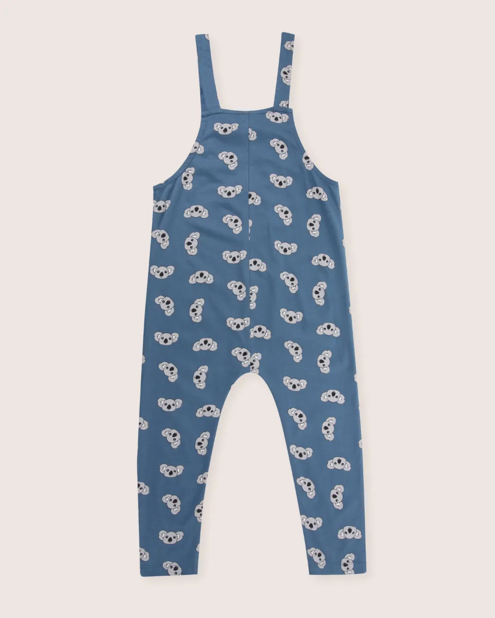 Blue Koala Print Dungarees