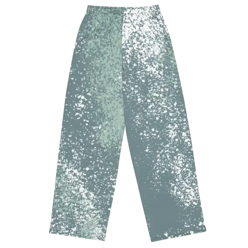 Bold Abstract Wide Leg Pants for Sustainable Style
